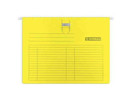 Závesný obal s rýchloviazačom DONAU žltý