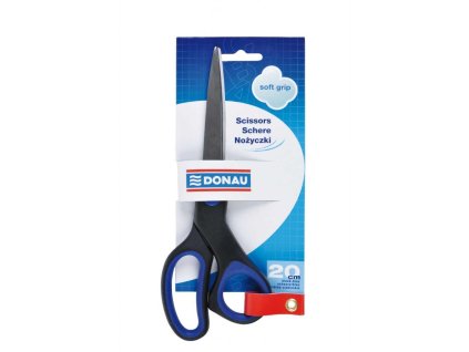Nožnice DONAU Soft grip 20cm modré