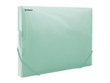 Plastový box s gumičkou DONAU priehľadný zelený