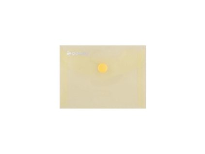 Plastový obal A7 s cvočkom DONAU žltý