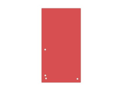 Kartónový rozraďovač DONAU úzky červený