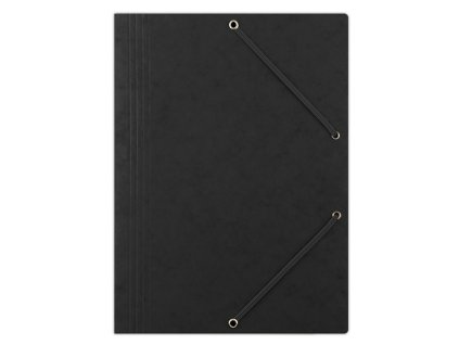 Prešpánový obal s gumičkou DONAU čierny