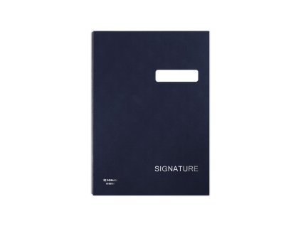 Podpisová kniha DONAU tmavomodrá