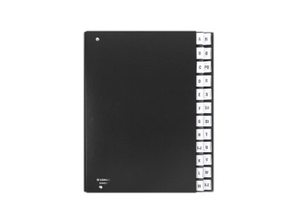 Podpisová kniha A-Z DONAU čierna