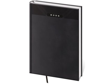 Diár Print classic týždenný B5 17x24cm čierny 2026