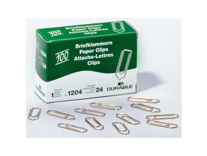 Spisové spony DURABLE 26mm medené 100ks