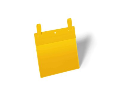 Vrecko na štítok s páskami 210 x 148 mm na šírku 50 ks žlté