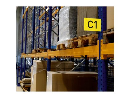 Magnetické značenie uličky A5, na šírku, transparentné