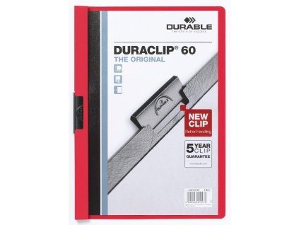 Obal s klipom DURACLIP Original 60 červený