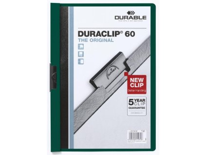 Obal s klipom DURACLIP Original 60 tmavozelený