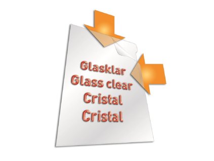 Obal L na dokumenty DURABLE STANDARD číry 100mic 100ks