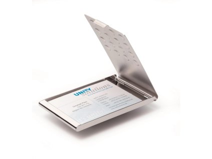 Krabička na vizitky DURABLE BUSINESS CARD BOX CHROME