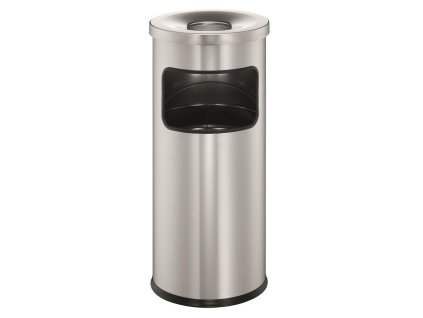 Kôš s popolníkom 17 ℓ strieborný