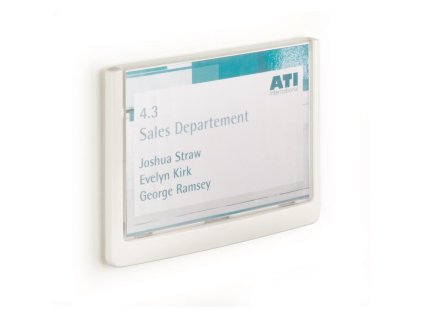 Informačná tabuľka Click Sign 149x105,5 biela