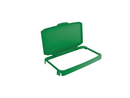 Výklopné veko na kôš DURABIN 60 s rámom zelené