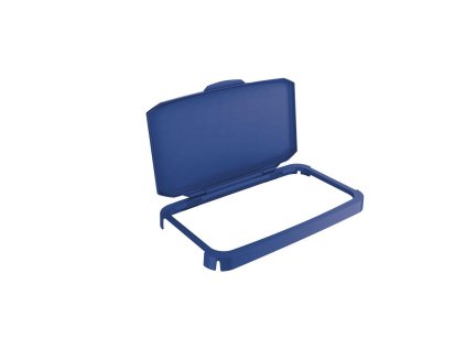 Výklopné veko na kôš DURABIN 60 s rámom modré