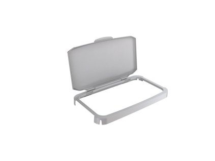 Výklopné veko na kôš DURABIN 60 s rámom sivé