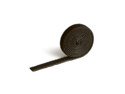 Suchý zips na káble CAVOLINE GRIP 10 čierna