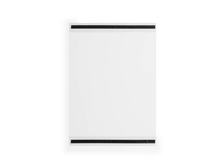 Magnetický držiak dokumetov DURABLE rPET A3 , zasúvateľný, transparentný, 5 ks