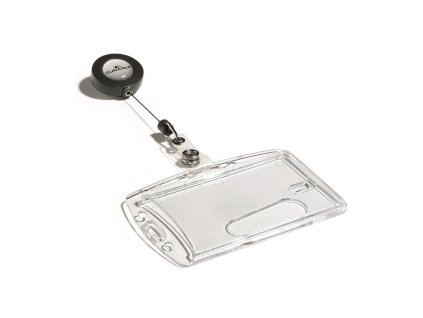 Visačka na plastovú kartu s kotúčom DURABLE 85x54mm 10ks