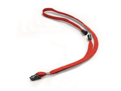 Závesný remienok DURABLE 10mm červený 10ks