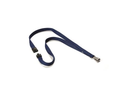 Závesný remienok DURABLE SOFT COLOUR 15mm tmavomodrý 10ks