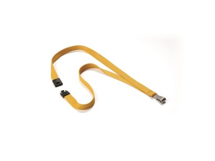 Závesný remienok DURABLE SOFT COLOUR 15mm žltý 10ks