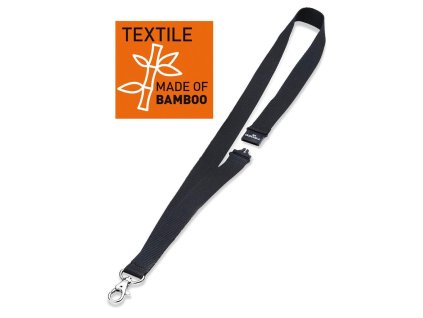 Závesný remienok DURABLE ECO 20mm čierny 10ks