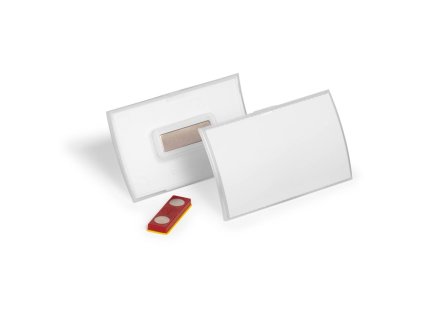 Visačka s magnetom PP DURABLE 54x90mm 10ks