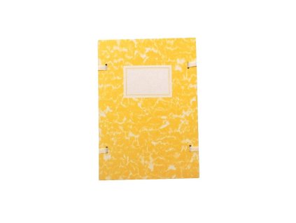 Spisové dosky A4 mramor žltý