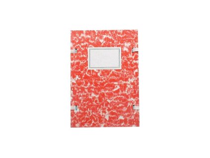 Spisové dosky A4 mramor červený