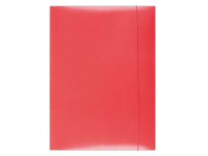 Kartónový obal s gumičkou Office Products červený