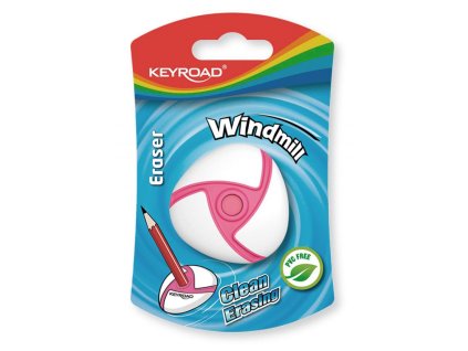 Guma univerzálna KEYROAD Veterný mlyn , blister, mix farieb