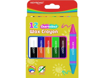 Voskovky KEYROAD Duo, 6 ks/12 farieb