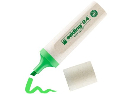 Zvýrazňovač edding 24 svetlozelený