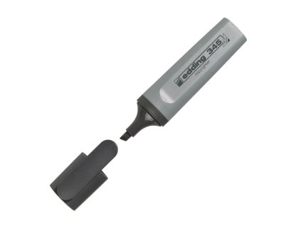 Zvýrazňovač edding 345 sivý