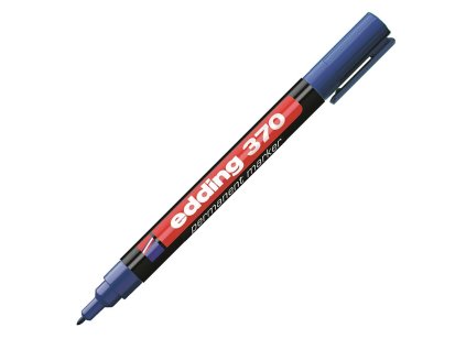 Permanentný popisovač edding 370 modrý