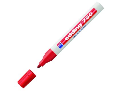 Lakový popisovač edding 750 červený