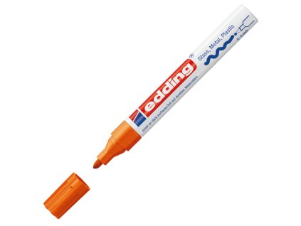 Lakový popisovač edding 750 oranžový