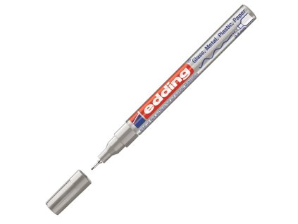 Lakový popisovač edding 780 strieborný