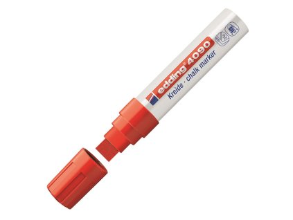 Kriedový popisovač edding 4090 červený