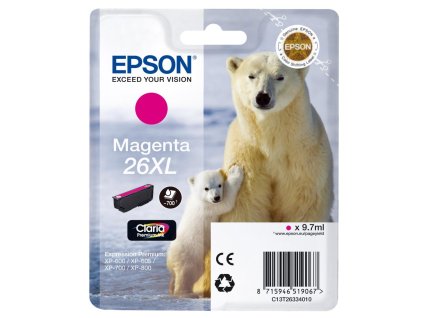 Atramentová náplň Epson T2633 26XL Claria magenta pre XP-600/700 (9,7 ml)