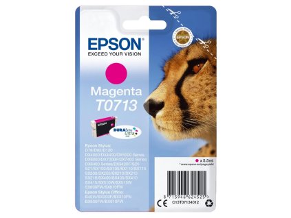 Atramentová náplň Epson T07134011 magenta pre D78/DX4000/4050/5000/5050/6000 (5,5 ml)
