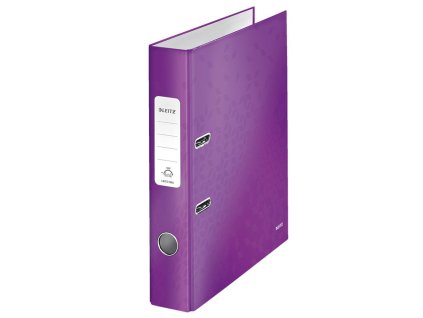 Zakladač pákový Leitz 180° WOW 5cm purpurový