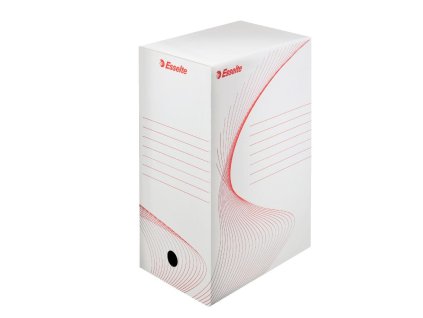 Archívny box Esselte 150mm biely/červený