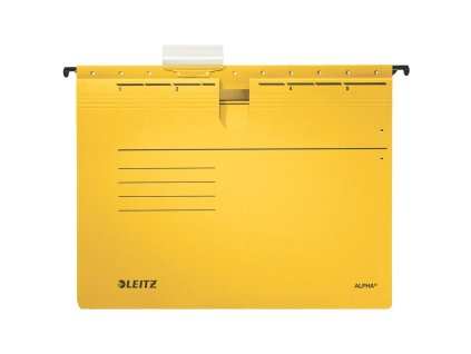 Závesný obal Leitz ALPHA s rýchloviazačom žltý