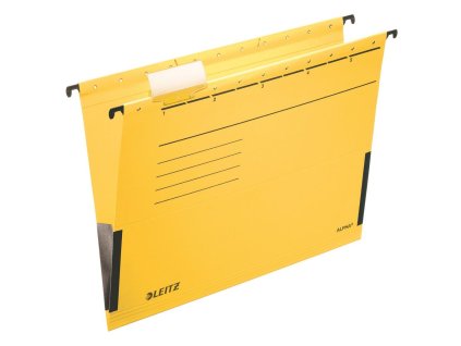 Závesný obal Leitz ALPHA s bočnicami žltý