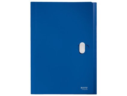 Aktovka plastová s priehradkami Leitz Recycle modrá
