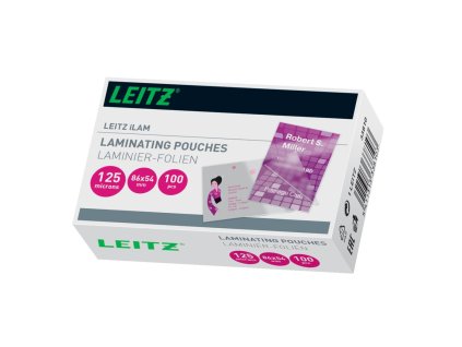 Laminovacie fólie Leitz iLAM 86 x 54 mm, 125 mic, 100 ks