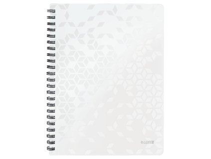 Blok poznámkový linajkový Leitz WOW A4 biely